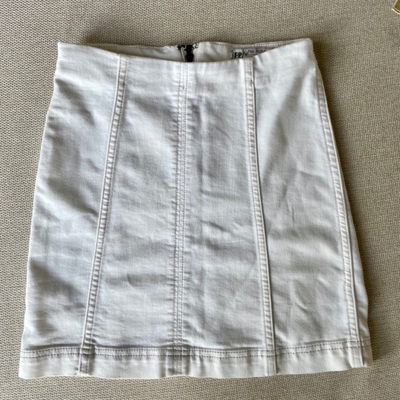 Free People White Mini Skirt - Picture 8 of 8